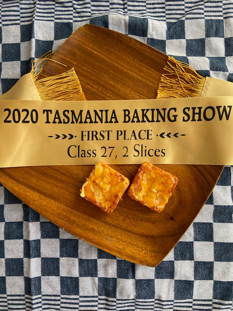 Coconut square - gold winner - Tasmanian baking show- Big Bite Dutch Treats