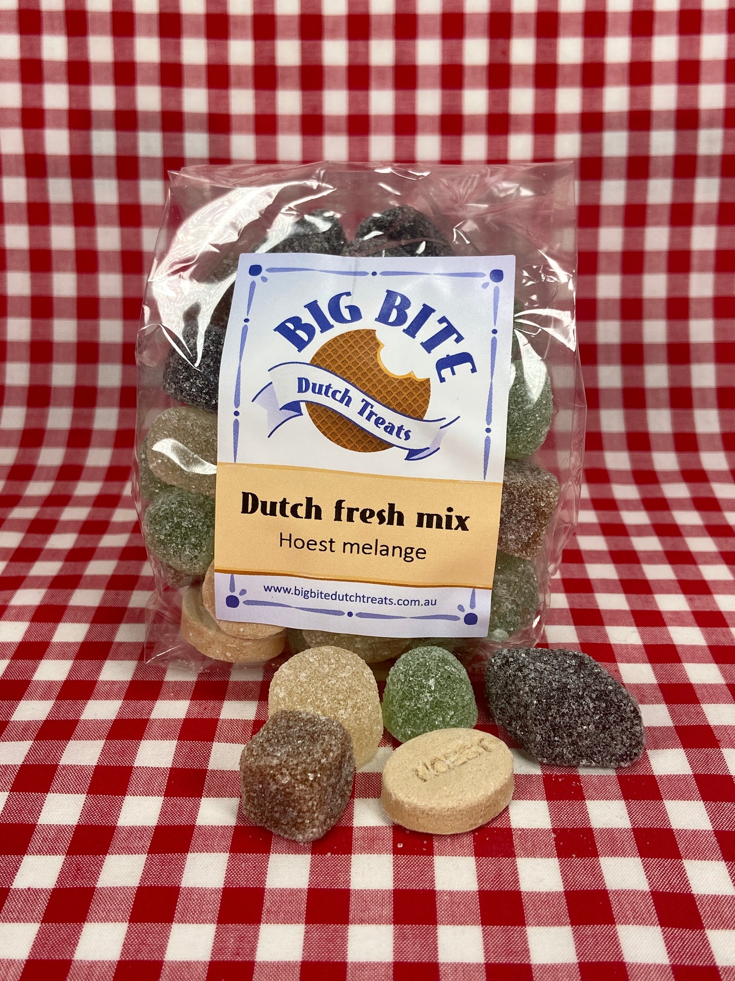 Dutch fresh candy mix in bag - frisse hoest melange - Big Bite Dutch Treats