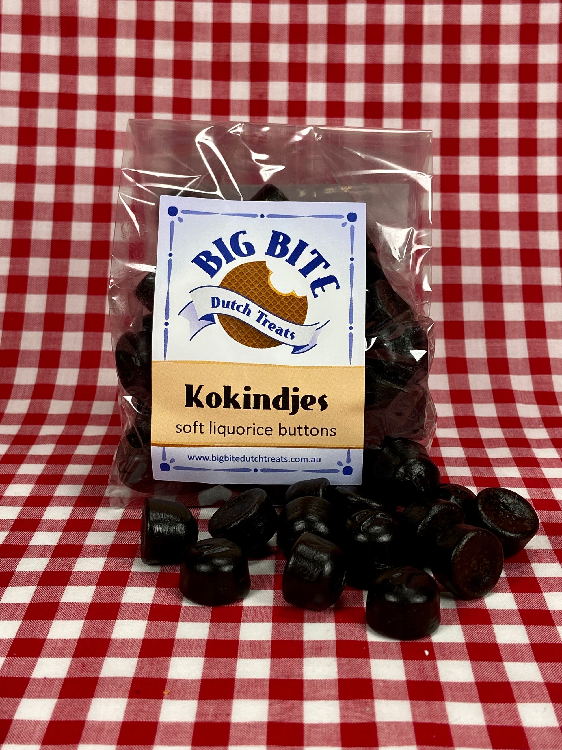 kokindjes - drop - Dutch liquorice buttons - Big Bite Dutch Treats