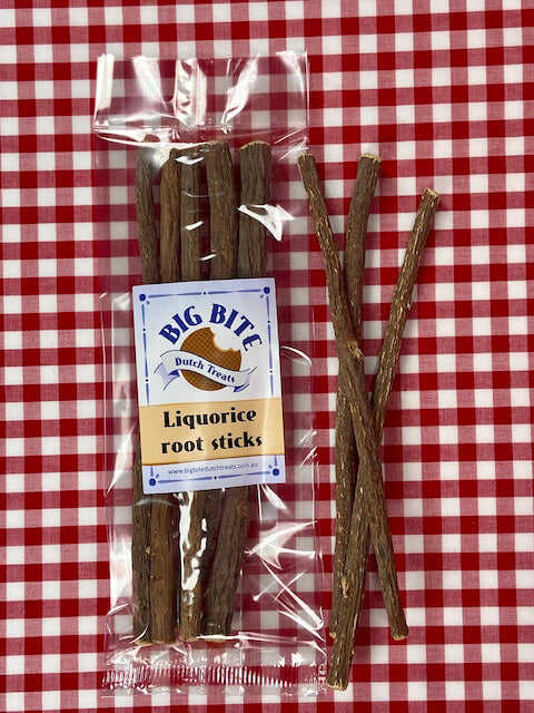 liquorice root sticks - zoethout - Big Bite Dutch Treats